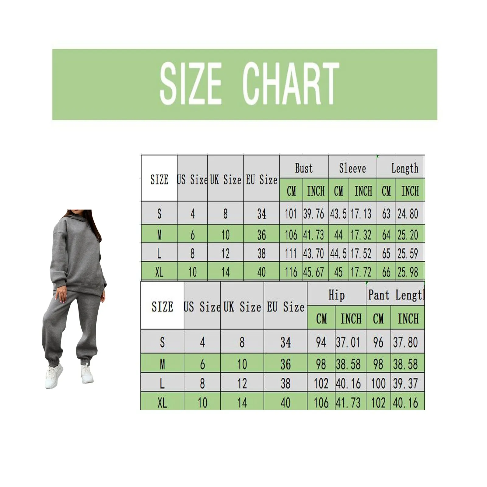 

Women Long Sleeve Soild Sweatshirt Hoodis Sets Long Sleeve Sport Trouser Loose Oversized Streetwear Casual 2021 Autumn #T3G