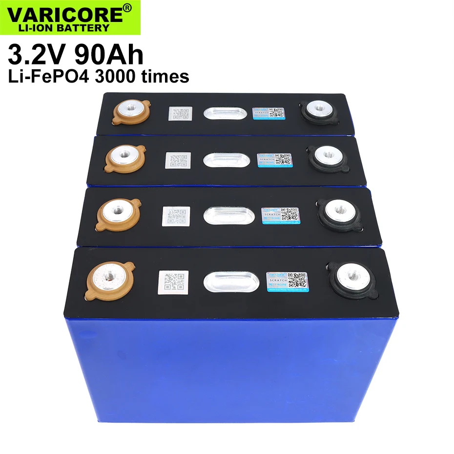 2020 новые 8 шт 3 2 V 90Ah lifepo4 батареи не 100ah 12V180Ah 24V90Ah для EV RV diy солнечный ЕС США налог