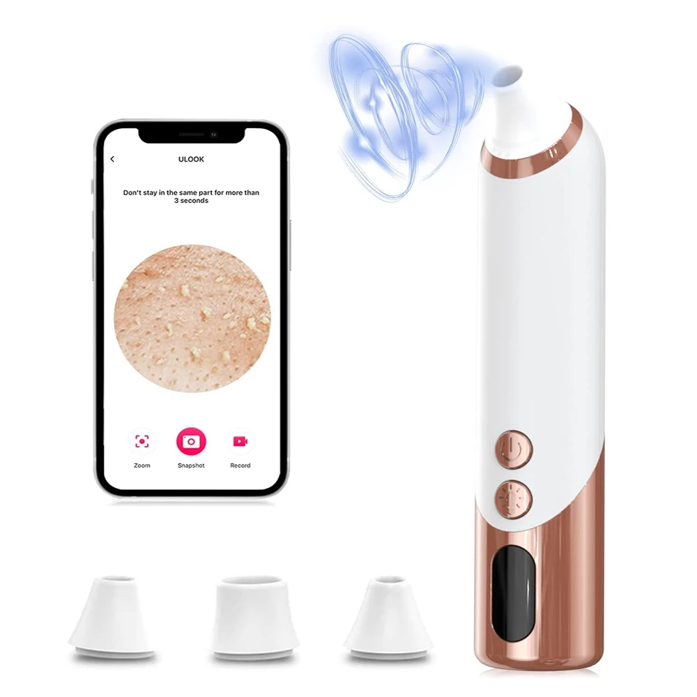 

1080P HD Wireless Visual Blackhead Remover Vacuum Face Acne Pore Cleaner Red Blue Light Skin Rejuvenation Facial Beauty Machine