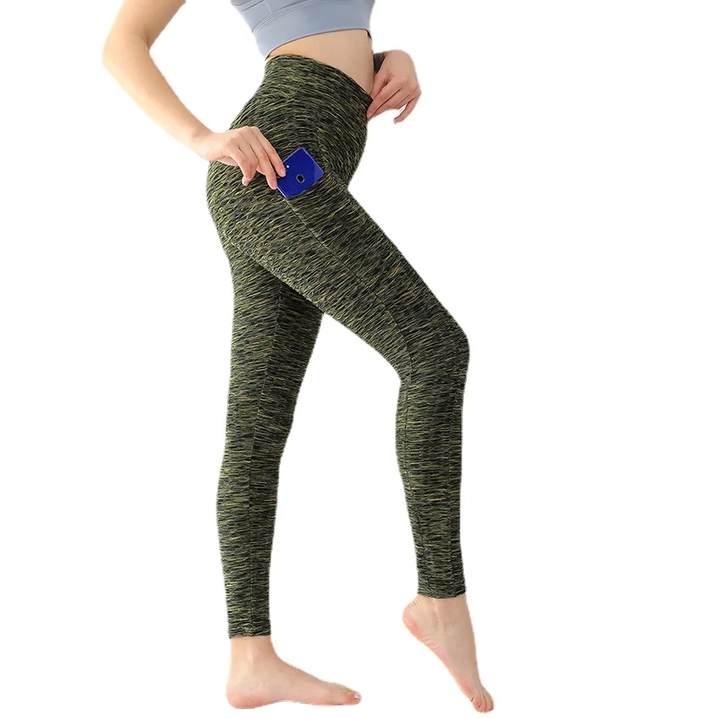 

Green Yoga Pants with Pocket Womans Gym Leggings Sport Women Fitness Stretchy Black Pants High Waist Yoga Leggings Gym Wear