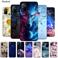 for oneplus nord n100 case black bumper silicone tpu soft phone cover for one plus nord n100 n 100 6 52 case cartoon funda