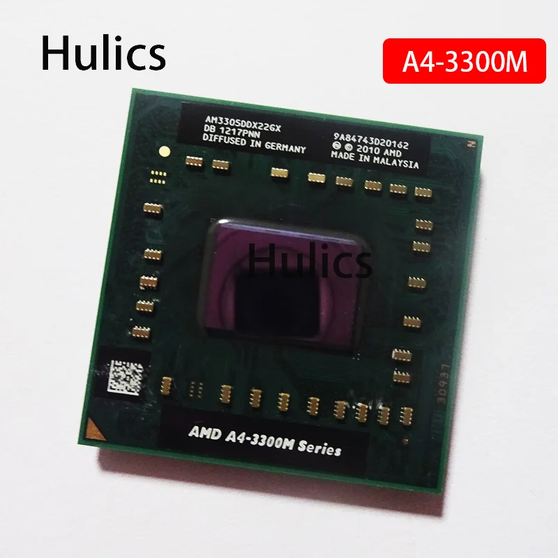 

Hulics AMD A4-3300M A4 3300M AM3300DDX23GX Processor 2MB L2 Cache 1.90 GHz Socket FS1 PGA722 35W Laptop CPU