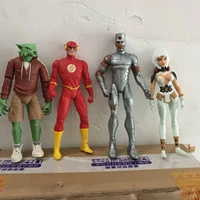 hasbro action figure genuine justice league the flash spider man wonder woman steel bone beast boy movable doll model toy