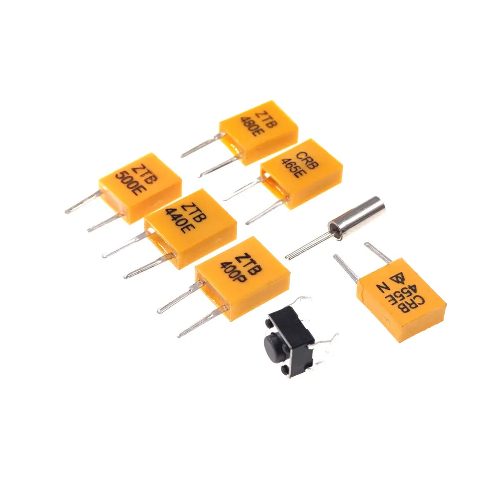 

10pcs/item 6x6x4.3 Tact Switch 400 429 432 440 455 465 480 500 KHz 1.0 Mhz Ceramic Resonator 32.768KHz 3x8 12.5PF 20ppm Crystal