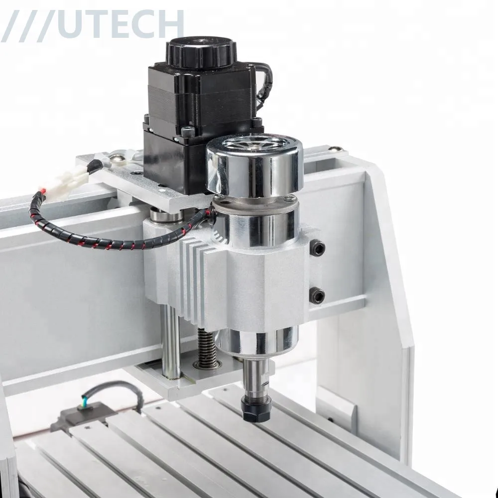 UTECH 3 оси колонны тип металла гравер cnc маршрутизатор 6040 1500 Вт водяного охлаждения