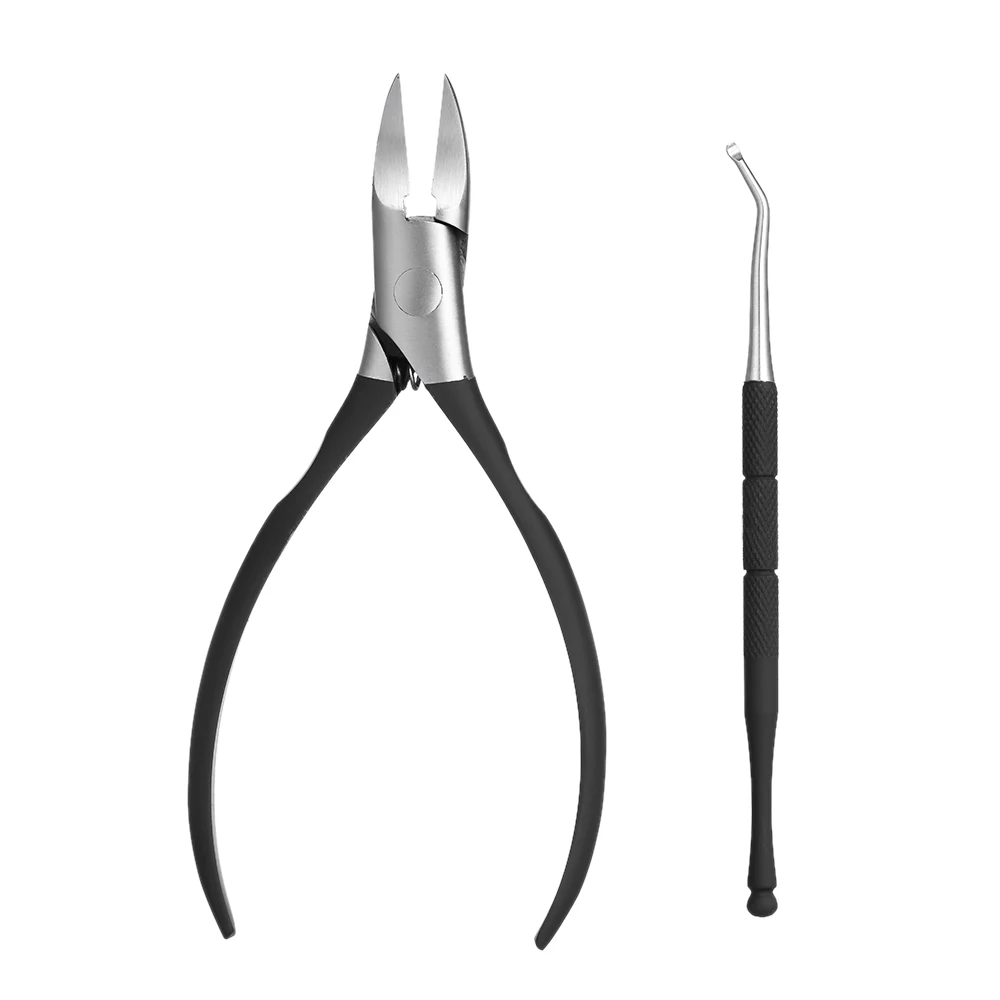 2 шт \ Набор профессиональные ножницы для кутикулы ногтей Очиститель машинки