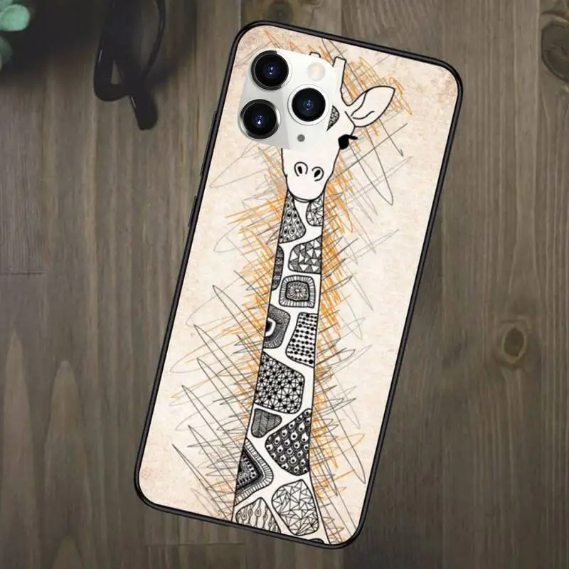 

Animal Giraffe cute cartoon Phone Case for iPhone 11 12 mini pro XS MAX 8 7 6 6S Plus X 5S SE 2020 XR