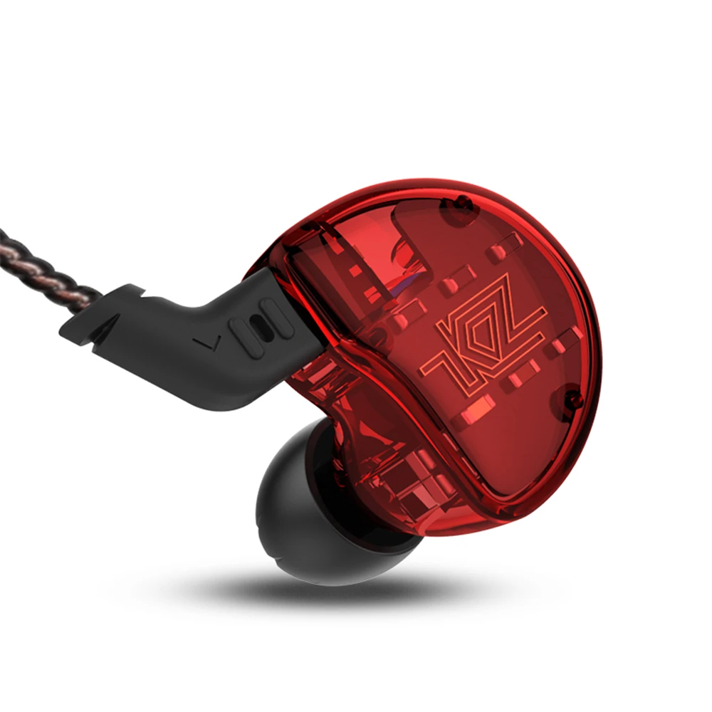 Original KZ ZS10 4BA with 1 Dynamic Hybrid 10 Drivers In Ear Earphones HIFI Earbuds Ear-hook Headsets Noise Cancelling | Электроника