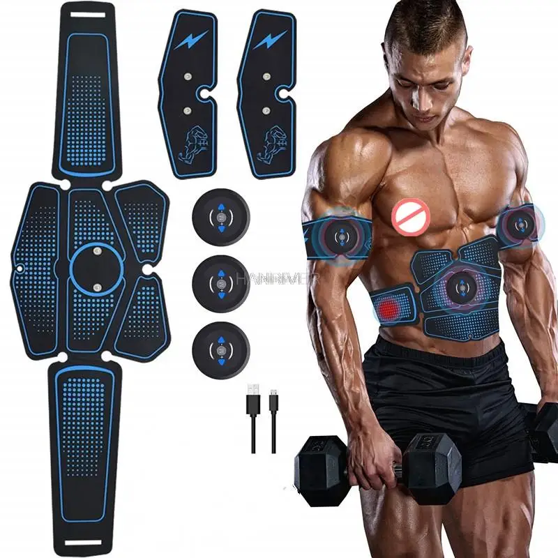 

Electric Massager Abdominal Muscle Stimulator Trainer EMS Abdominal Muscle Exerciser Training Gear Muscle Home Fitness Equipment