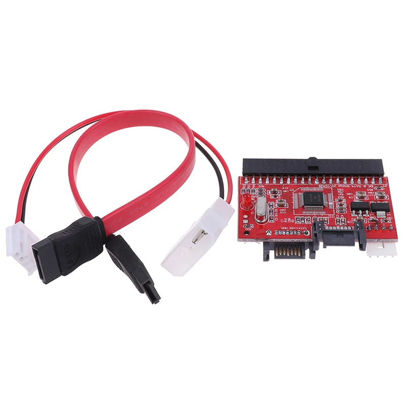 1Set IDE to SATA PCI Card 100/133 Serial HDD/CD/DVD Converter Adapter+Cable | Компьютеры и офис