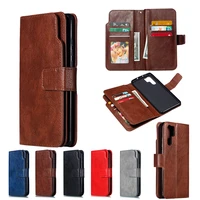 luxury leather flip wallet y5p y6p case for huawei p40 p30 p20 p10 mate 30 20 10 lite pro y7 y6 p smart 2019 2020 phone cover