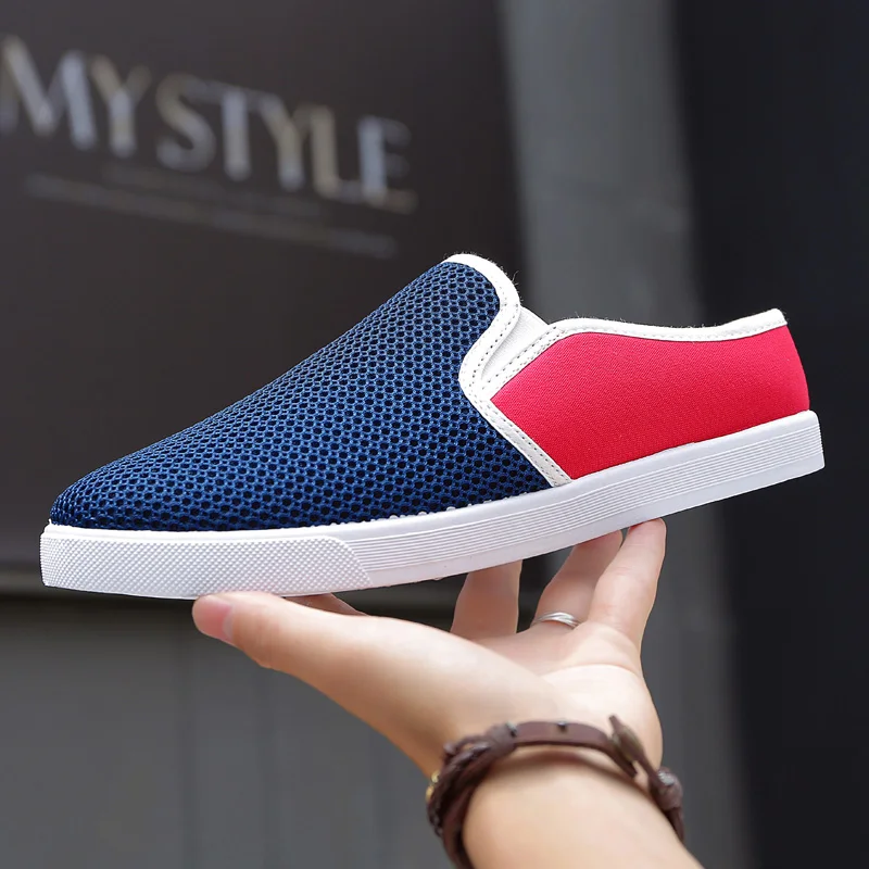 

Men Casual Shoes Canvas Breathable Driving Korean Loafers Soft Comfortable Flats Non-slip Lazy Fisherman Light Footwear Spring
