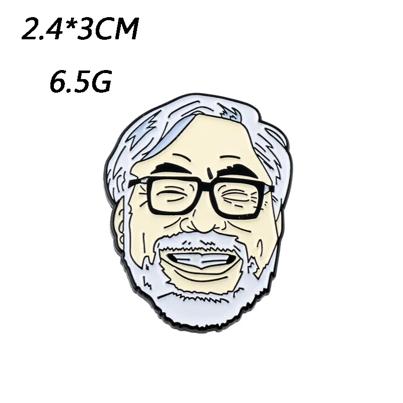 Япония Miyazaki аниме Хаяо Милая брошка мультфильм Тоторо эмалированные булавки и броши для мужчин и женщин рюкзак воротник нагрудные значки брошь-4
