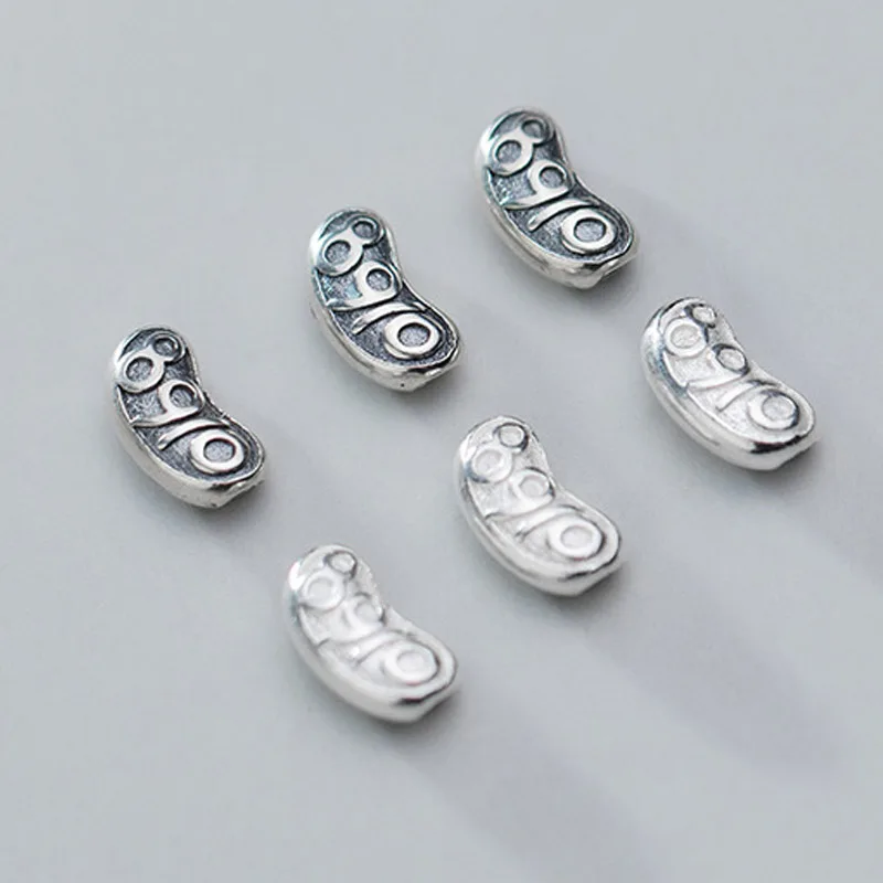 

Бусины-разделители из серебра 925 пробы, форма гороха пробы