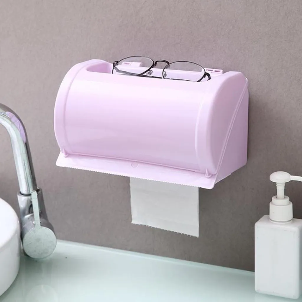 Рулонный держатель для туалетной бумаги настенный водонепроницаемый мобильный