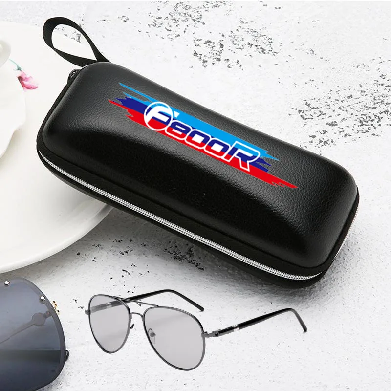 

Black leather women man glasses case sunglasses case for BMW F800R 2009-2018 2017 F800 R F 800R motorcycle accessories