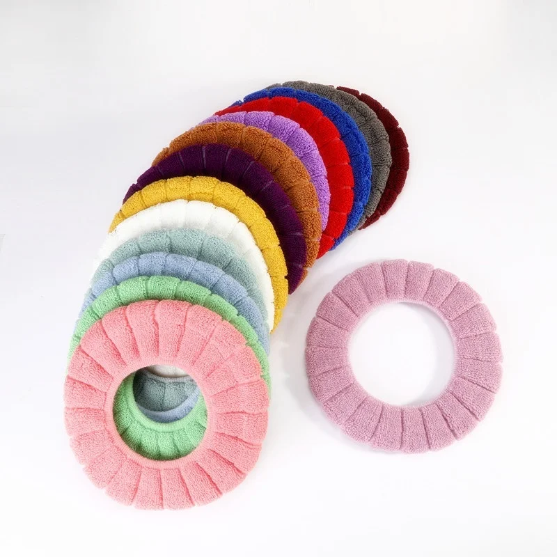 Универсальный чехол для унитаза мягкий моющийся коврик с крышкой теплый ванной