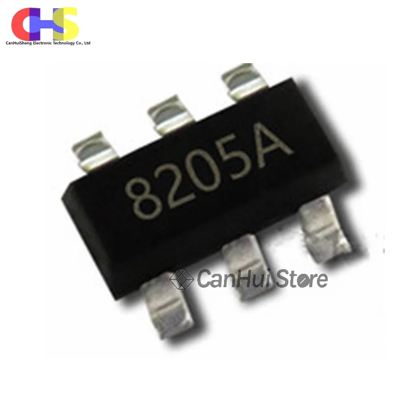 10 шт. FS8205A 8205 SOT23 FA8205 6 SMD литиевая батарея новый оригинальный чип|Интегральные