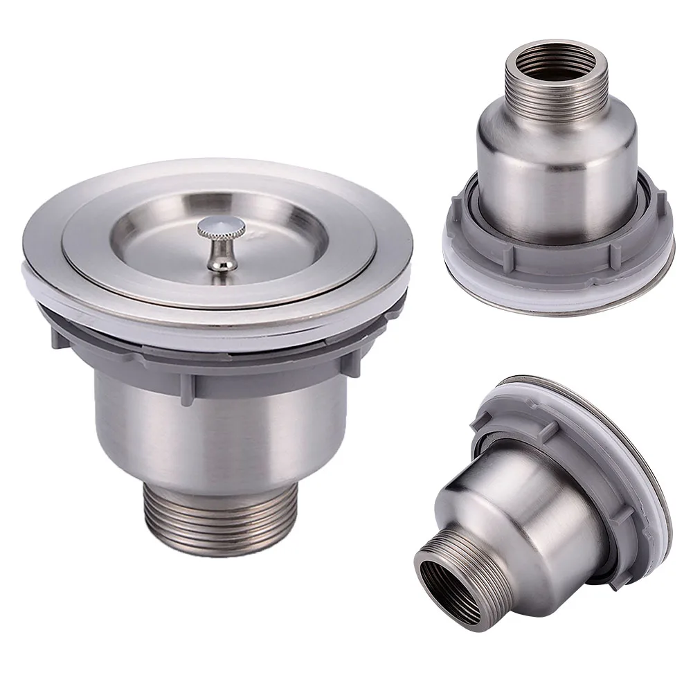 

Lightweight Practical Strainer Prevent Clogging Drain Basket Water Sink Stainless Steel Durable