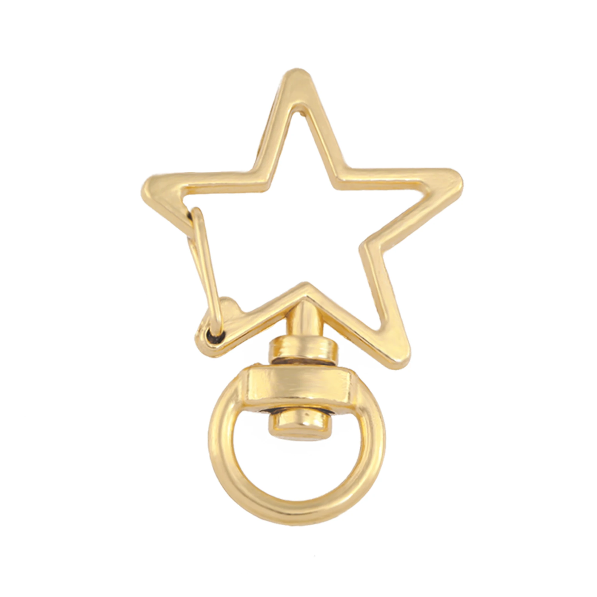 10 шт. металлический поворотный карабин звезда Форма оснастки крюк зажимы для