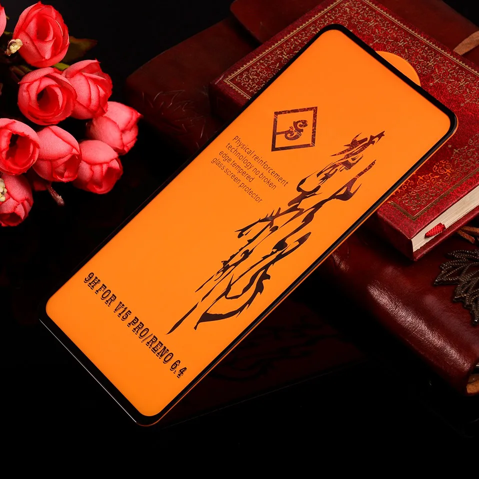 6D стекло для OPPO Reno 2 Z 2Z Ace Realme Q 5 3 XT X2 Pro X 5S защита экрана закаленное стекло для OPPO A5 A9 K5 R17 Realme 5 3 Pro