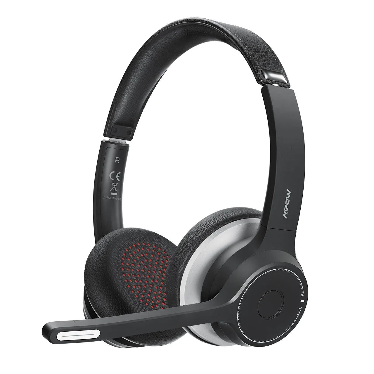 

MPOW HC5 Wireless Bluetooth 5.0 Headphones With Mic CVC 8.0 Noise Cancelling Office Headset 22 Hours Life Earphones PC/Phone