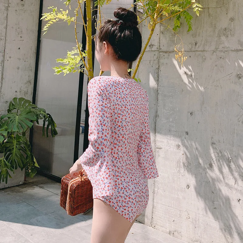 Купальник 2019 модная женская летняя одежда для серфинга девушек Рашгард длинный