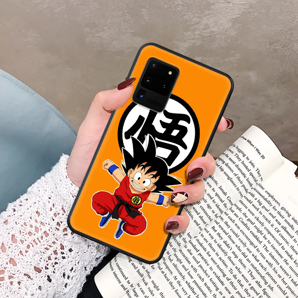 

Dragons Balls Z Super Son Goku Phone Case For Samsung Galaxy Note S 8 9 10 20 Plus E Lite Uitra black Waterproof Silicone Etui