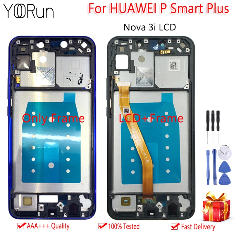 6 3 &quotНовый ЖК дисплей для Huawei P Smart плюс с сенсорным экраном дигитайзер в сборе