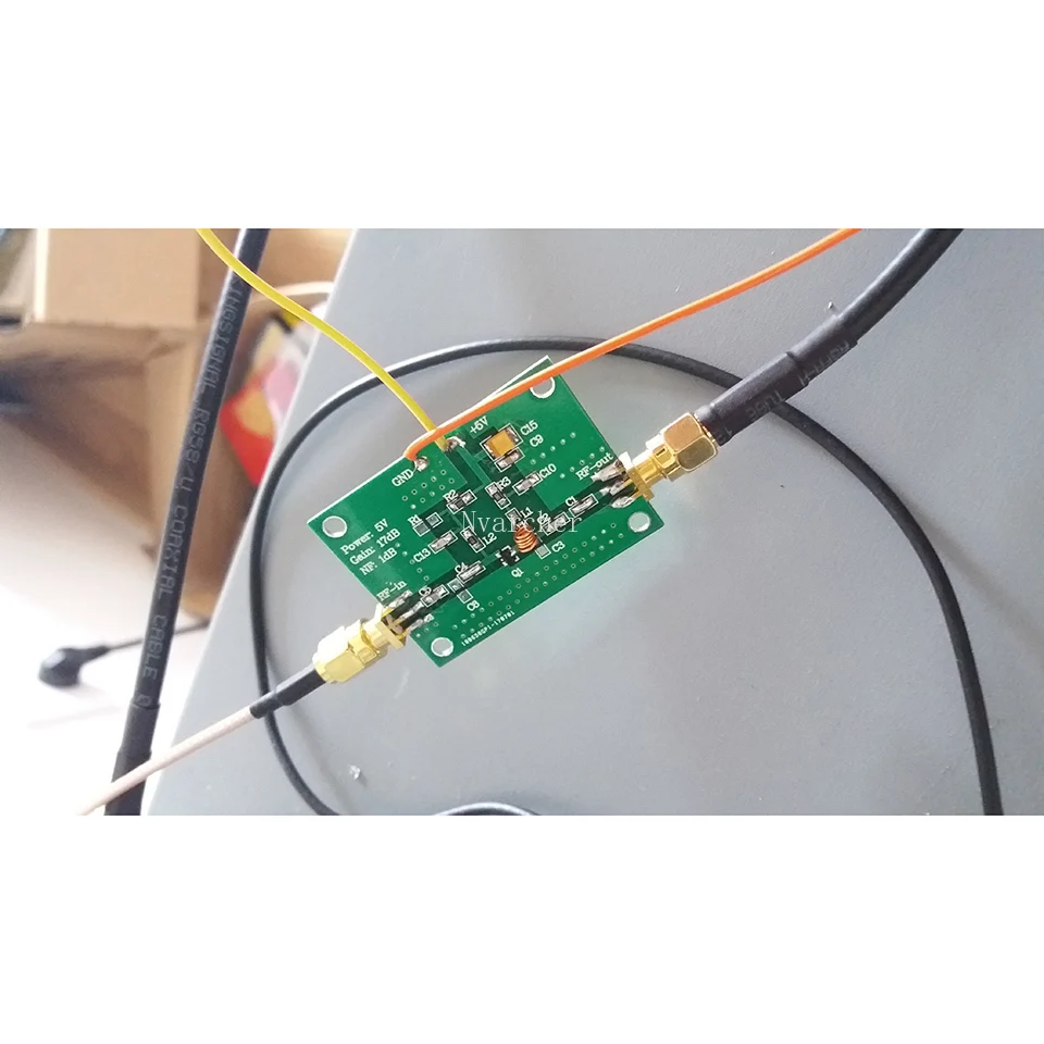 Nvarcher VHF UHF малошумный модуль усилителя мощности LNA широкополосный ISM диапазон 433M RF