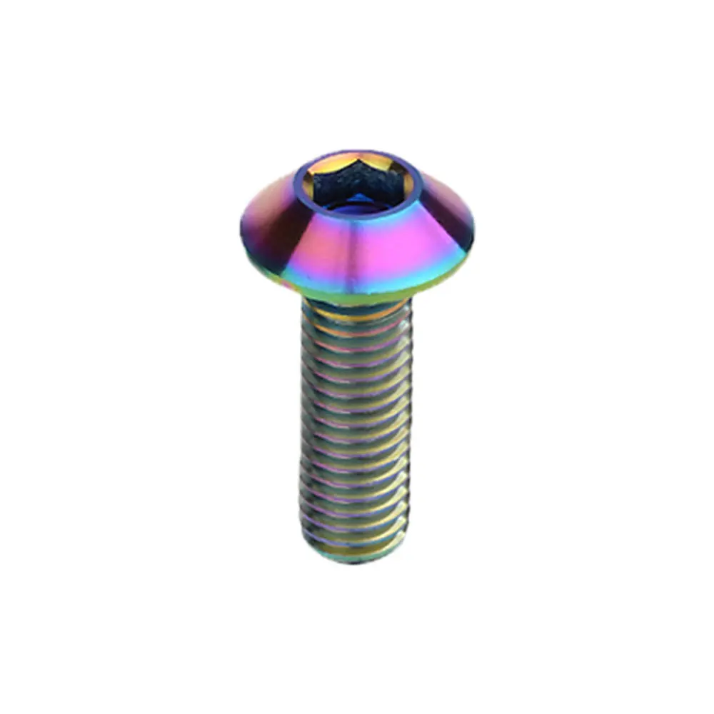 XingXi Titanium Bolt M8x25mm Inner hexagon Umbrella Head Ti Screw For Motorcycle Bolts Parts Fasteners 1Pcs | Обустройство дома