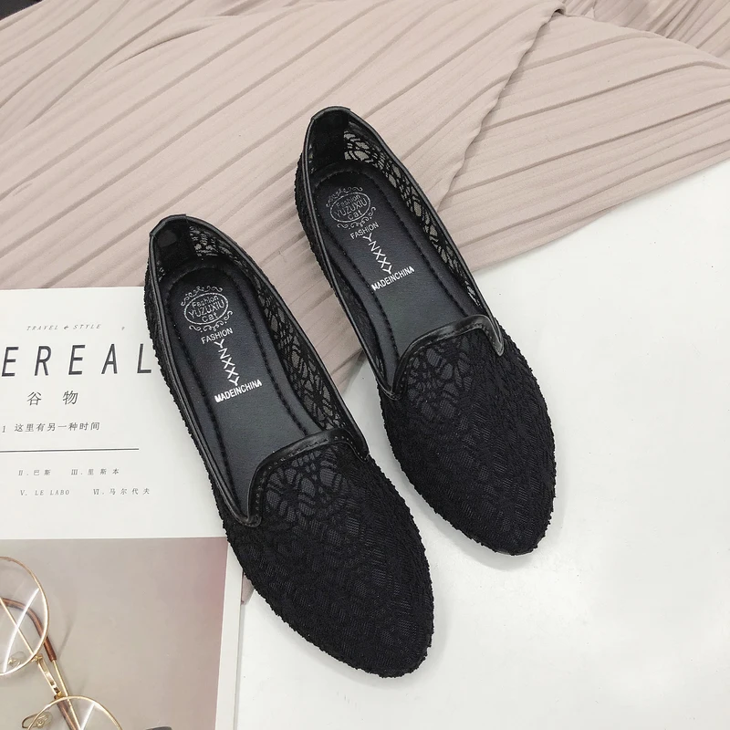 

2020 Women Flat Shoes New Ladies Shoes Fashion Comfortable Classic Basis Hollow Out Flat Shoes Casual Women's Shoes W33-68