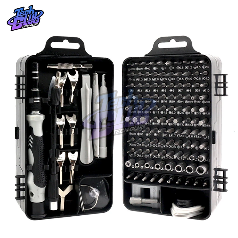 Многофункциональный Набор отверток с 98 прецизионных бит 135/115 в 1 ручной