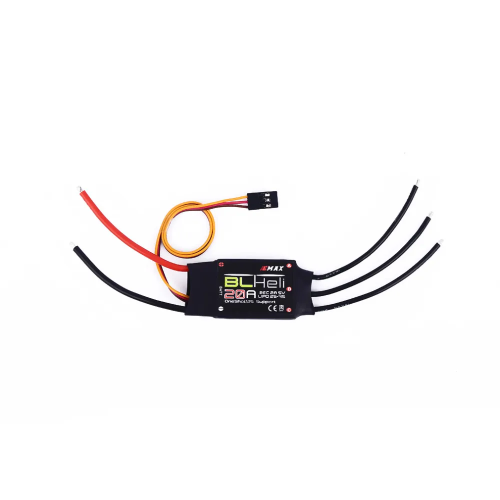 1 шт. серия Emax BLHeli 12A 20A 30A ESC контроллер скорости с BEC для RC дрона FPV DIY мультироторы