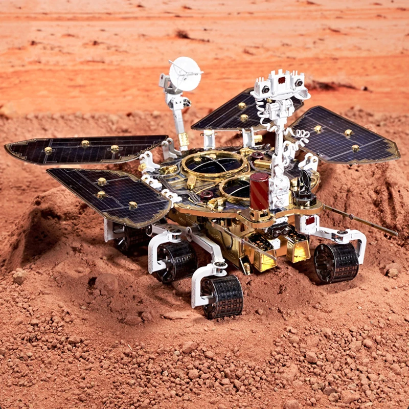 

3D Metal Three-Dimensional Puzzle City Technic Mars Rover Model Jigsaw DIY Assembled Education Toys Children Christmas Gift