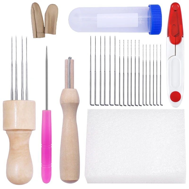 Набор Игл IMZAY для валяния шерстью набор игл ножницы пряжи протектор пальцев шило