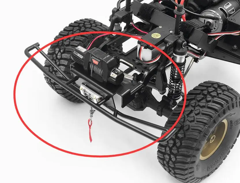 Металлический передний бампер/педаль для масштаба 1/10 RC Rock Cralwler AE Element Enduro Sendero BONE