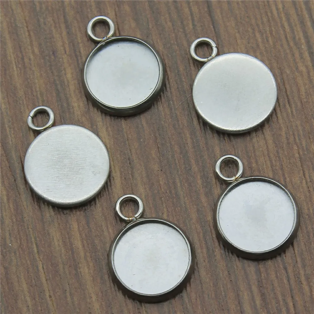 20 шт подходит для 8 ~ 25 мм Кабошон База Установка поднос пустые рамки из