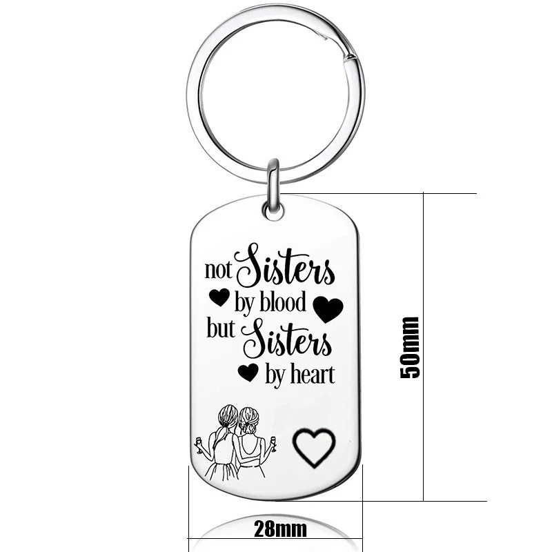 Новинка 2020 ювелирные изделия из нержавеющей стали для подруг не сестер крови -