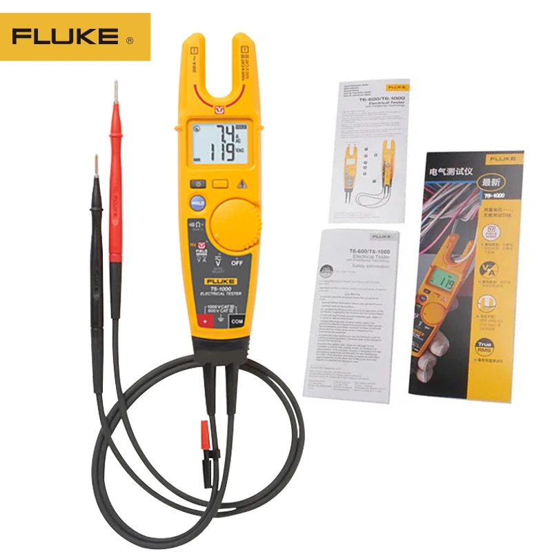 Токоизмерительный мультиметр Fluke 100% оригинал Электрический тестер