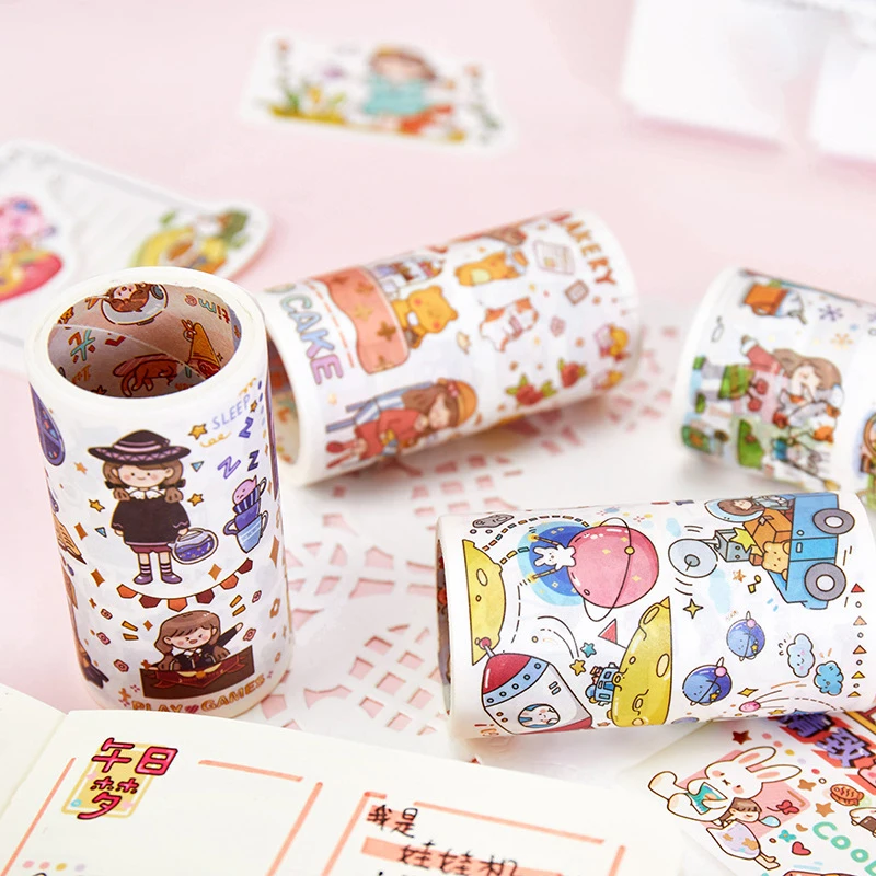 Мультяшная розовая стильная наклейка INS для девочек s ноутбука коробка горячего