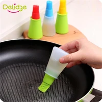barbecue brush high temperature oil brush food grade silicone baking tools barbecue oil bottle brush kitchen brush