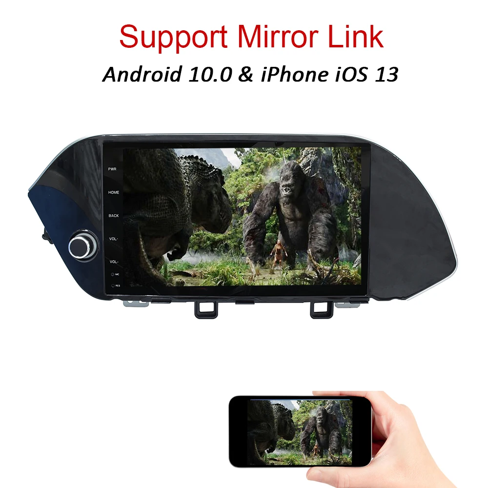 Автомобильный мультимедийный плеер YAZH Android 9 0 32 ГБ GPS навигация для Hyundai Sonata 2020 с 10