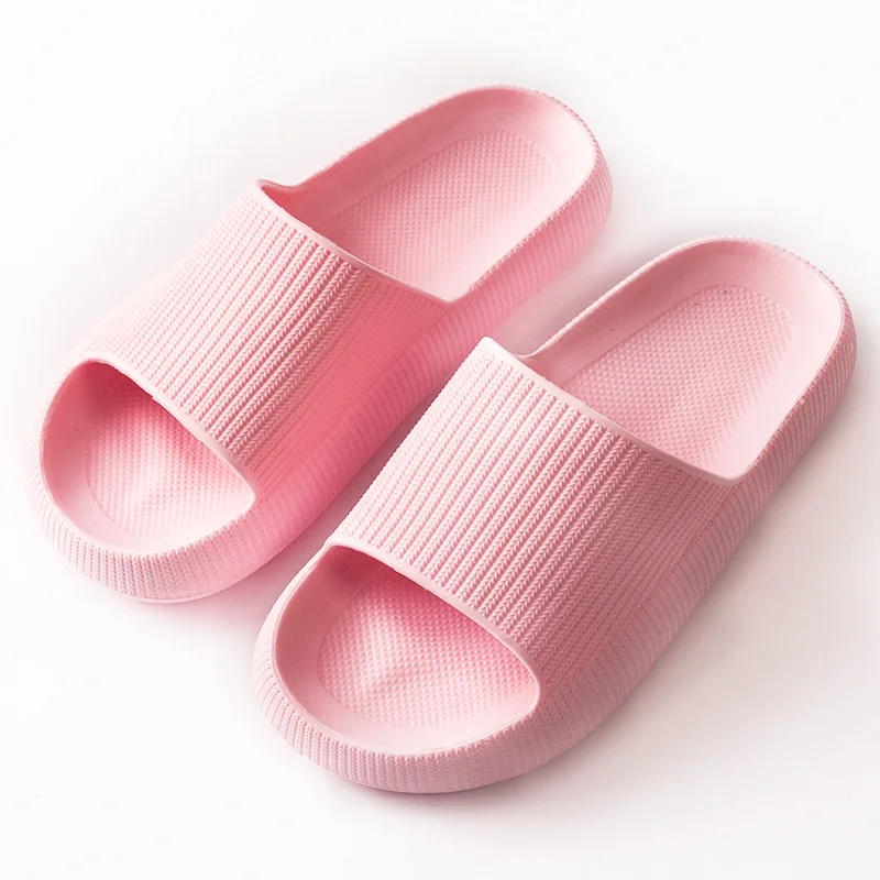 

2021 Summer Shoes Woman Men Home Slides Women Indoor Slippers Soft Anti-slip Female Lovers Massage Bathroom Slipper