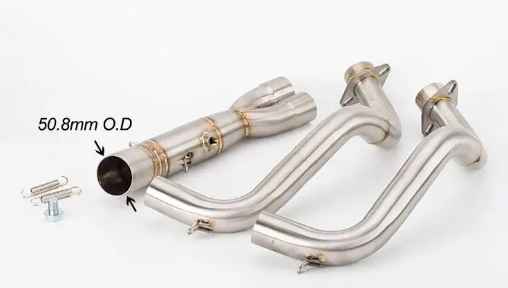 

MT07 FZ07 Motorcycle Exhaust contact pipe muffler Full System Slip On For yamaha FZ-07 MT-07 2014-2017 XSR700 2014-2019 Slip On
