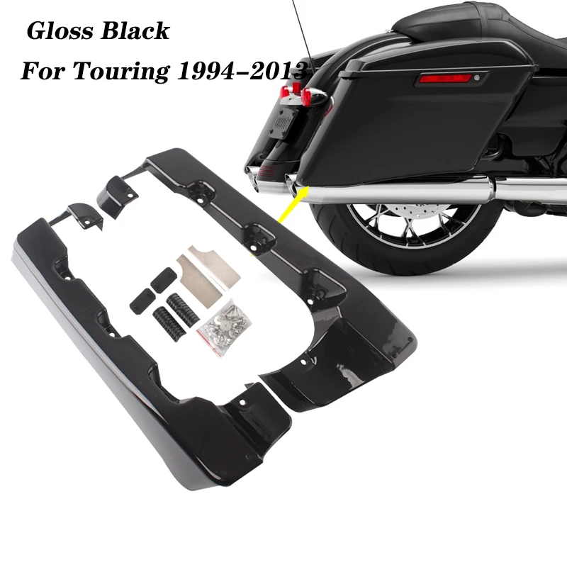 

Глянцевый черный мотоциклетный 4-дюймовый прочный удлинитель для Harley Touring FLHT FLHTP FLTRX FLTR flнастоящей FLHR FLHX 1994-2013