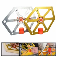 woodworking multi angle bevel gauge table saw blade tilt angle measuring ruler aluminum alloy hexagon ruler with magnetic