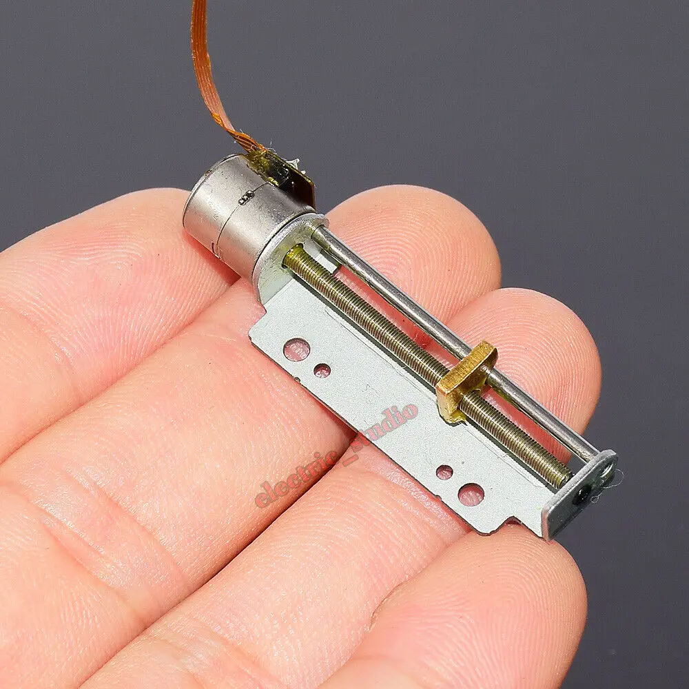 Micro Mini 8mm precision screw stepper motor 2-phase 4-wire Stepping Motor Stroke 30mm Linear Actuator | Обустройство дома