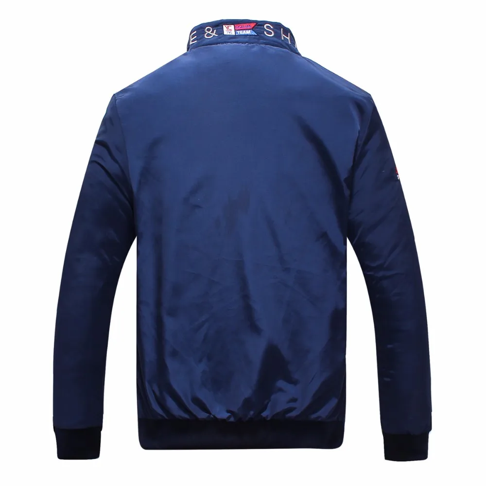 

& New Tace Shark Jacket Men Trench Coat Windbreaker Spring Autumn Men's Coat Stand Collar Windproof Bomber Jacket Men