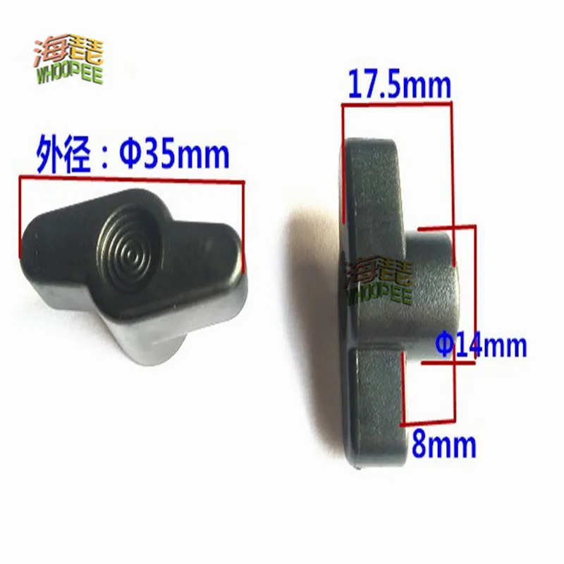 

2pcs M4 M5 M6 M8 35#Head Diameter Plum Bakelite Hand Tighten Nuts / Butterfly Plastic Head Hand Knob Nut